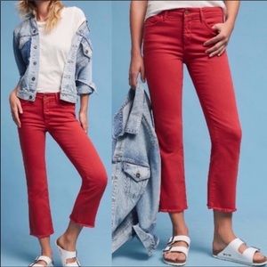 Pilcro Script Cropped Flare from Anthropologie